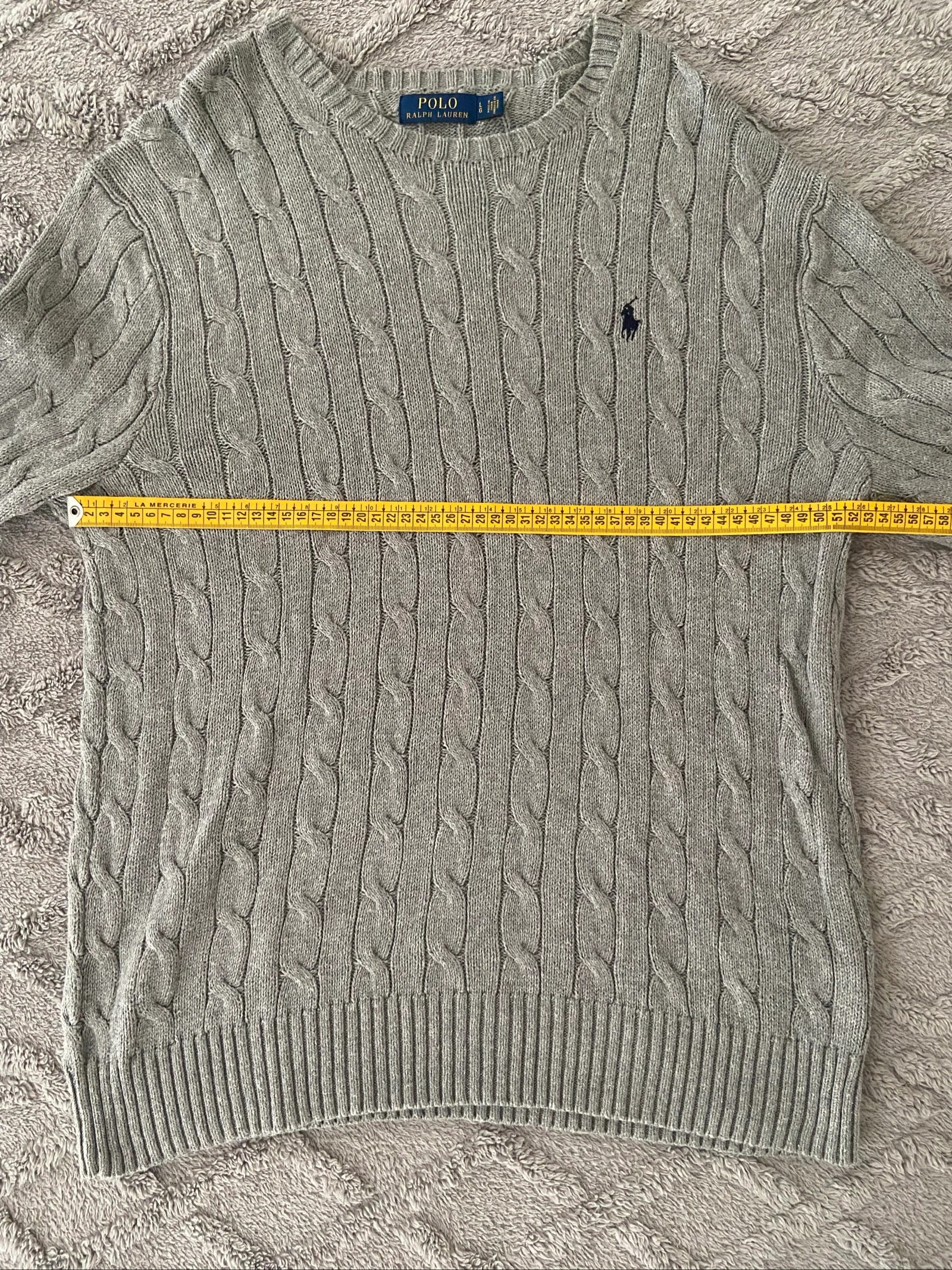 Polo Ralph Lauren Twisted Sweater – Gray – Size L – photo 7